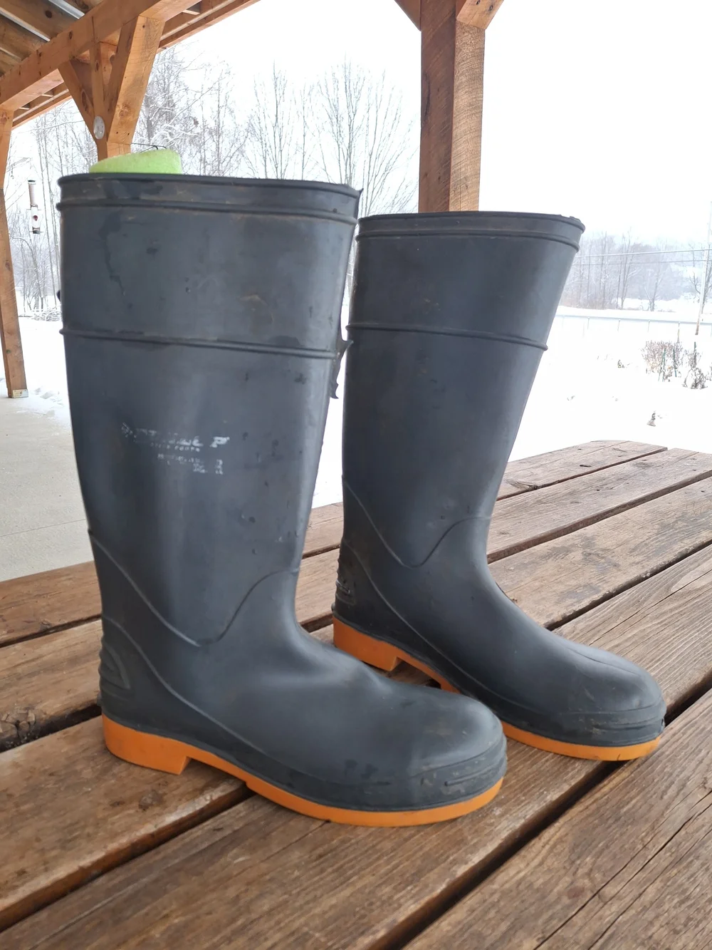 Gray Steel Toe Muck Boots Men 9 Women 11